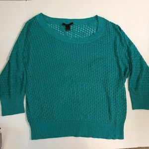 Ashley Stewart 26 Turquoise w/Silver Specks Raglan